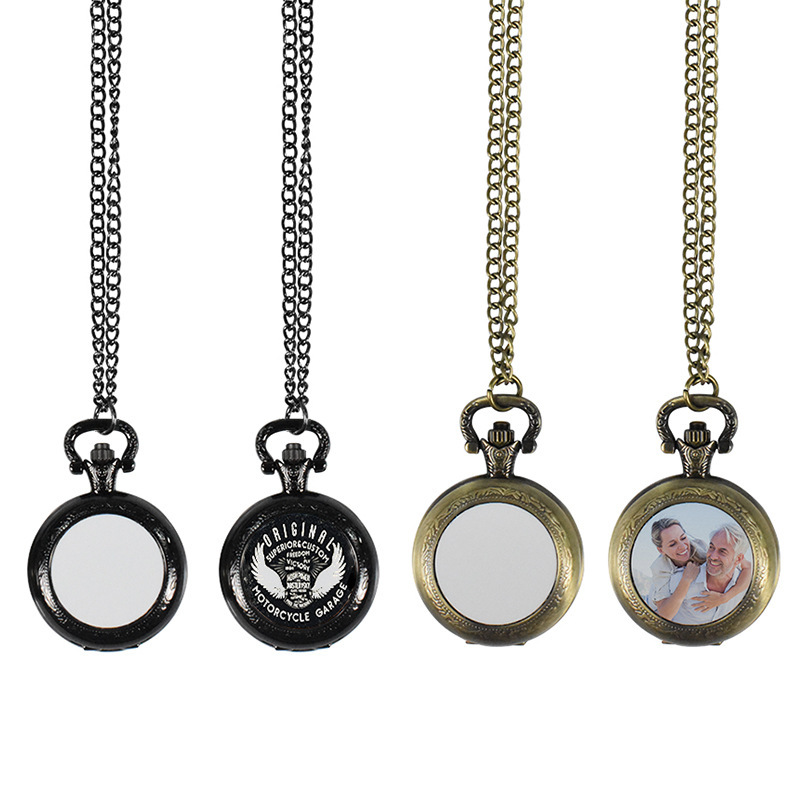 Fashion Women Watches - Collier pendentif montre de poche vintage