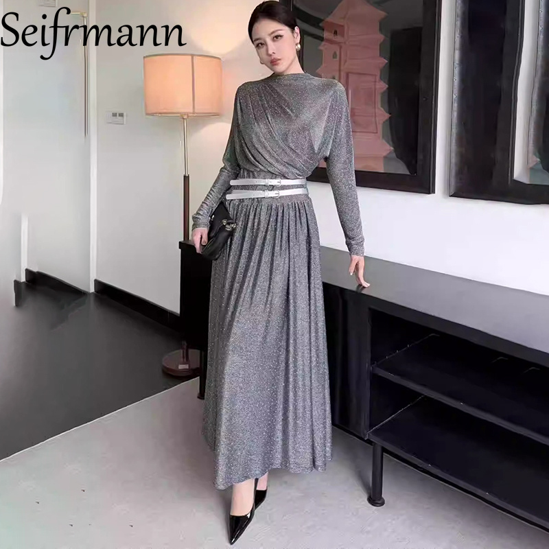 Women'S Fashion Gilded Age - Robe longue Seifrmann 2026 printemps pour