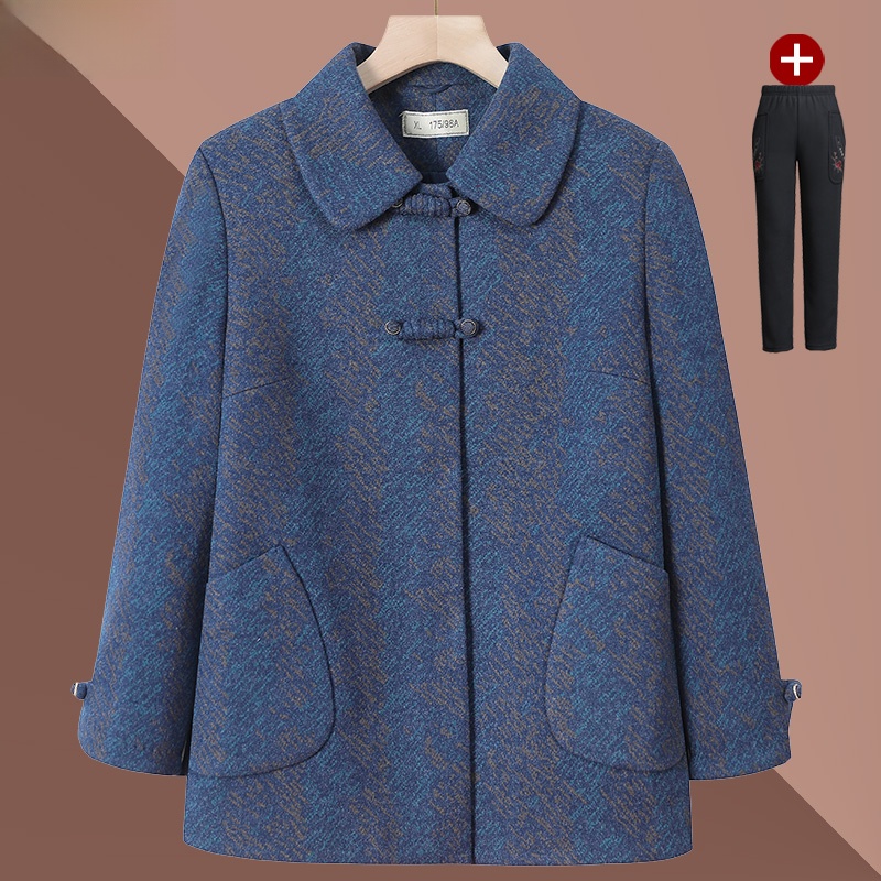 Women Fashion Over 60 - Ensemble de vêtements d'extérieur fins à