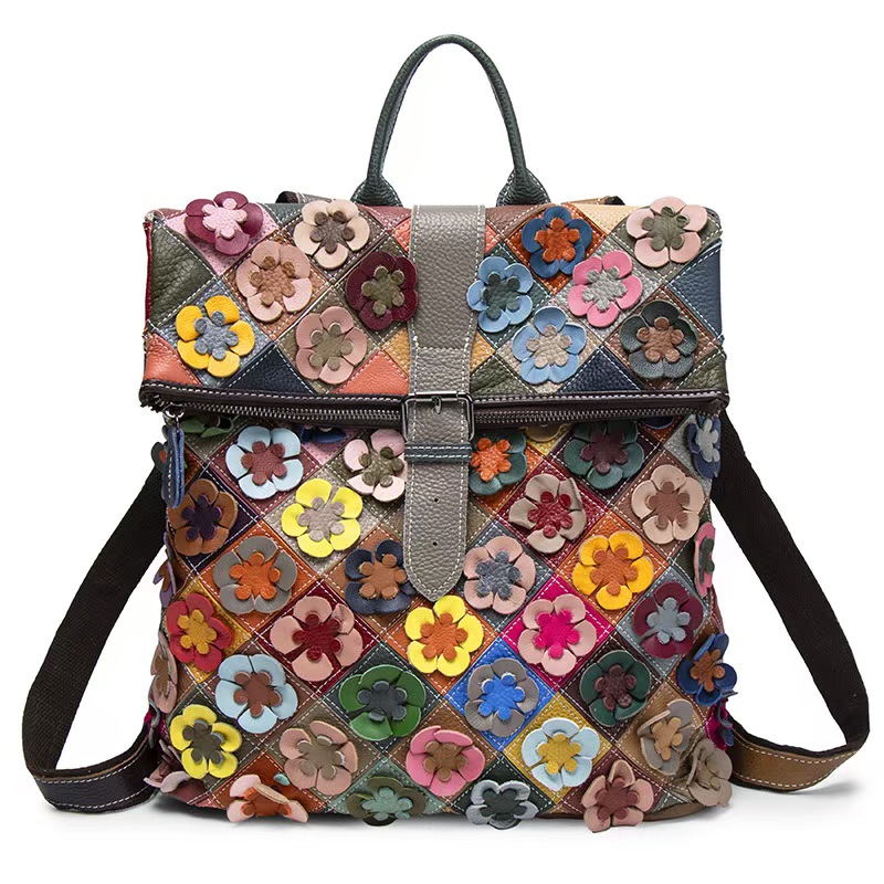 Women'S Fashion Backpack - Sac à dos vintage pour femme