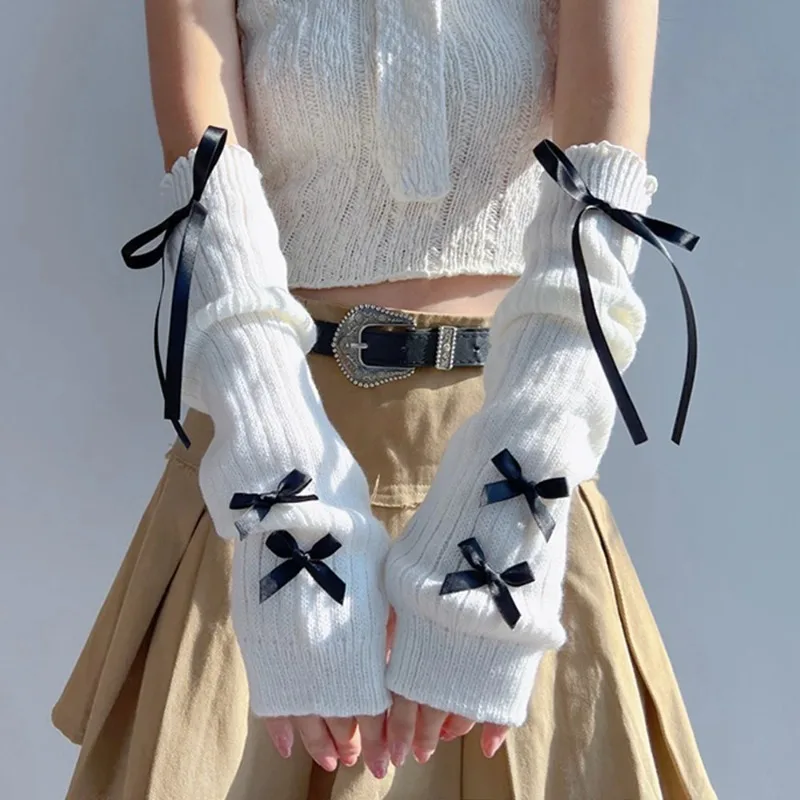 Women Fashion Gloves - Manchettes à la mode Y2K pour