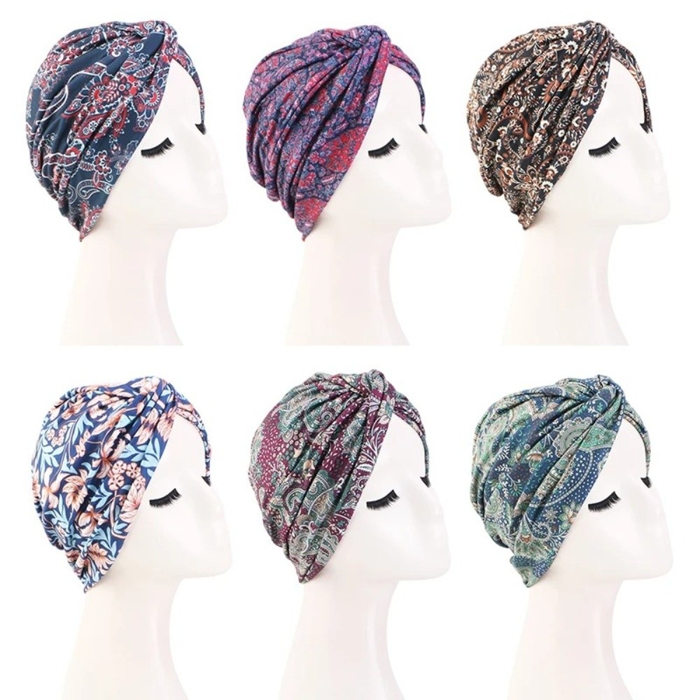 Women'S Fashion Hats - Chapeau Turban Femme à Imprimé Floral