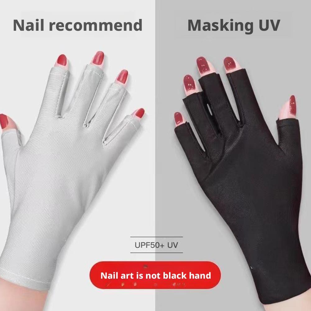 Women Fashion Gloves - Gants UV pour ongles, gants de