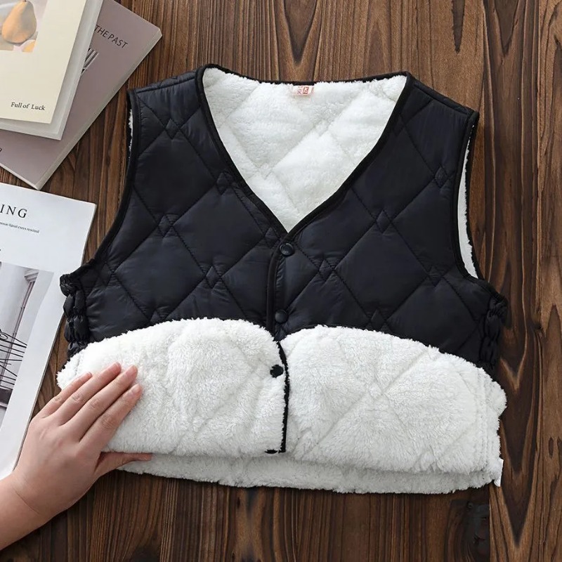 Puffer Vest Fashion Women - Cardigan Jacquard à lacets pour femme,