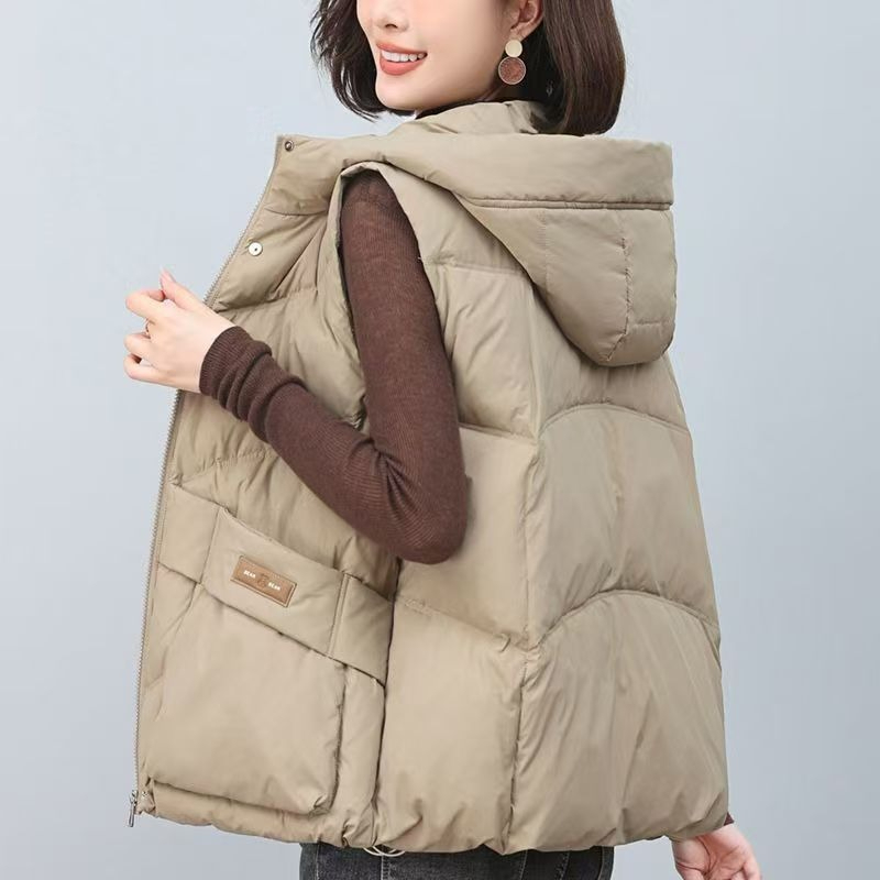 Puffer Vest Fashion Women - Gilet bouffant surdimensionné à la mode