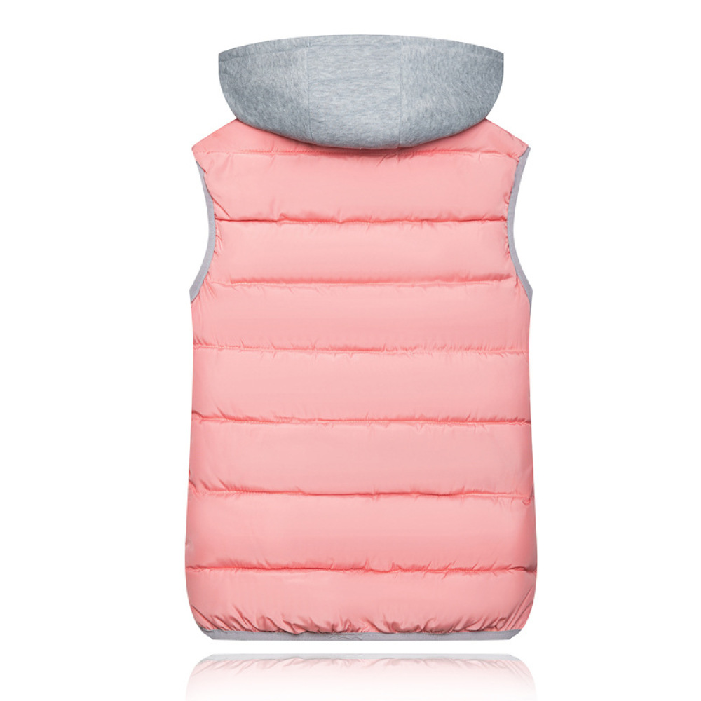 Puffer Vest Fashion Women - Gilet matelassé à capuche décontracté pour