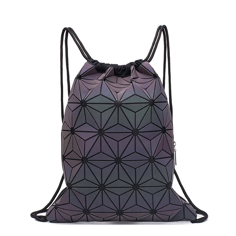 Women'S Fashion Backpack - Sac à dos holographique pour femme,