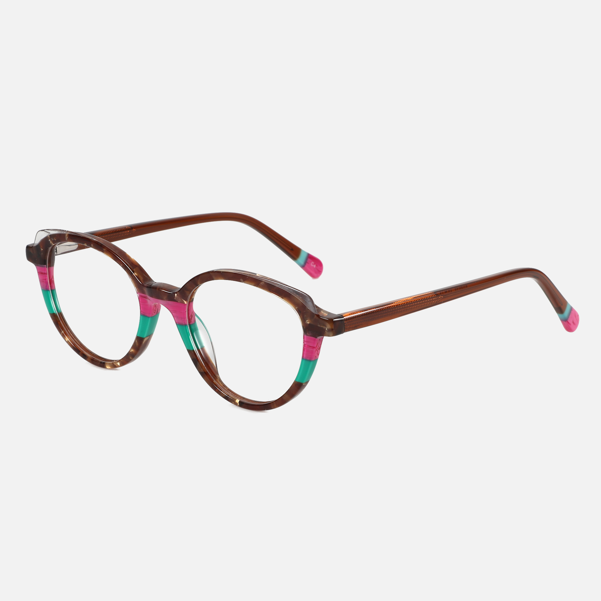 Women'S Fashion Glasses Non Prescription - ZENOTTIC-Lunettes optiques ovales en acétate pour