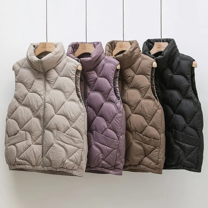 Puffer Vest Fashion Women - 2025 nouveau gilet bouffant femmes hiver