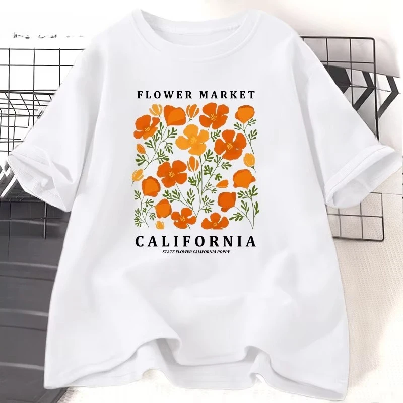 Women'S Fashion Market Size - T-shirt pour femme en coton à