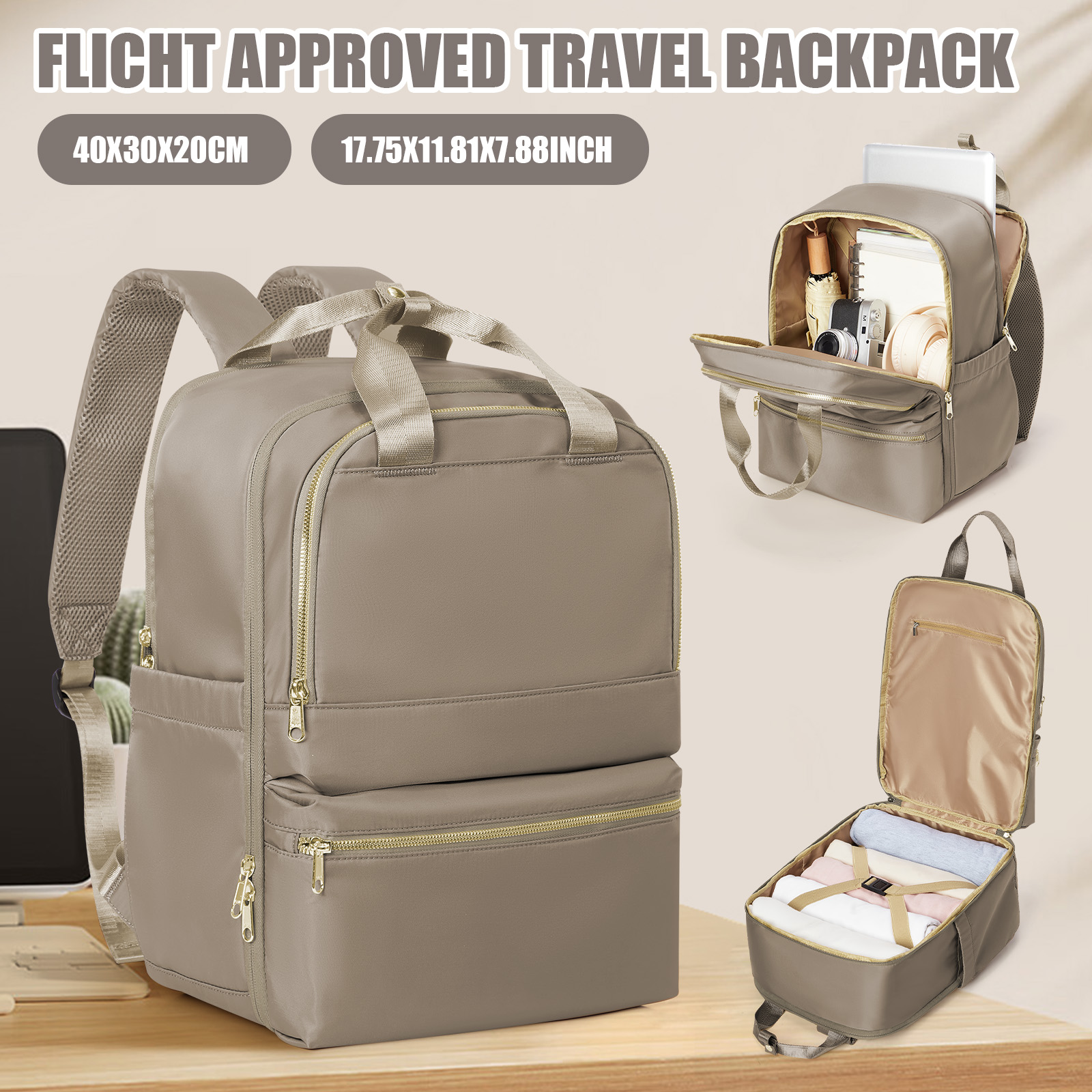 Women'S Fashion Backpack - Ryanair 40x30x20 sac à dos de