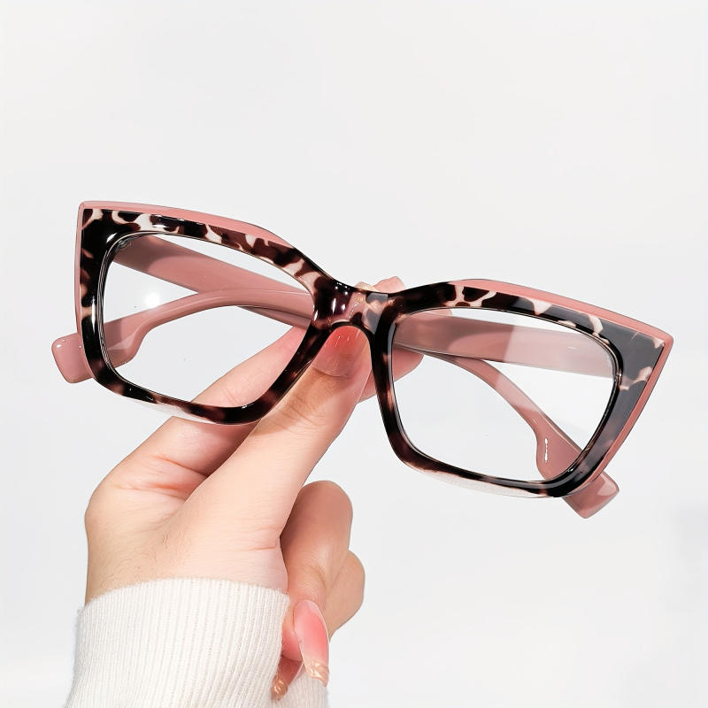 Women'S Fashion Glasses Non Prescription - Lunettes à monture carrée minimaliste pour