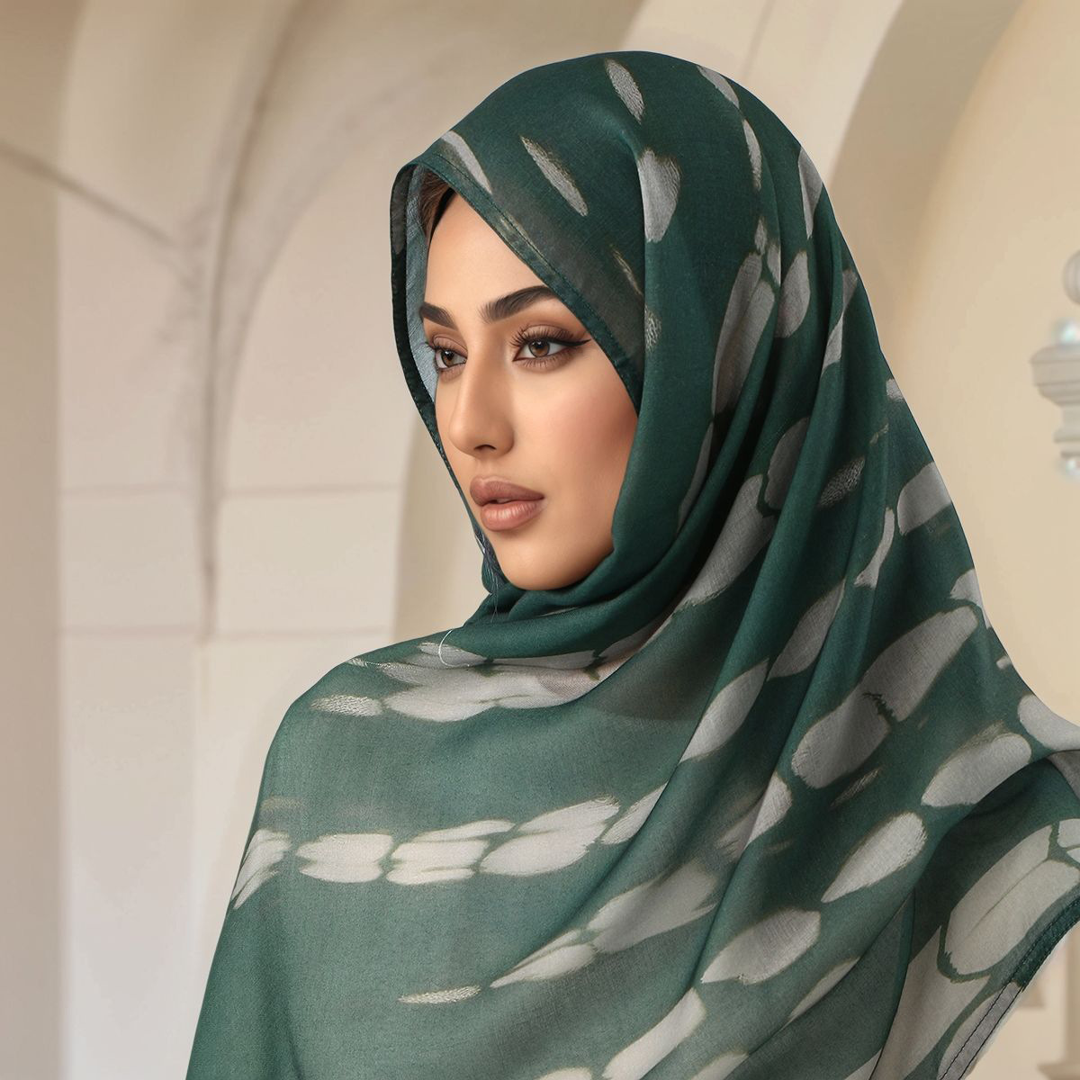 Women Fashion Malaysia - Nouvelle impression rayonne Hijab écharpe pour