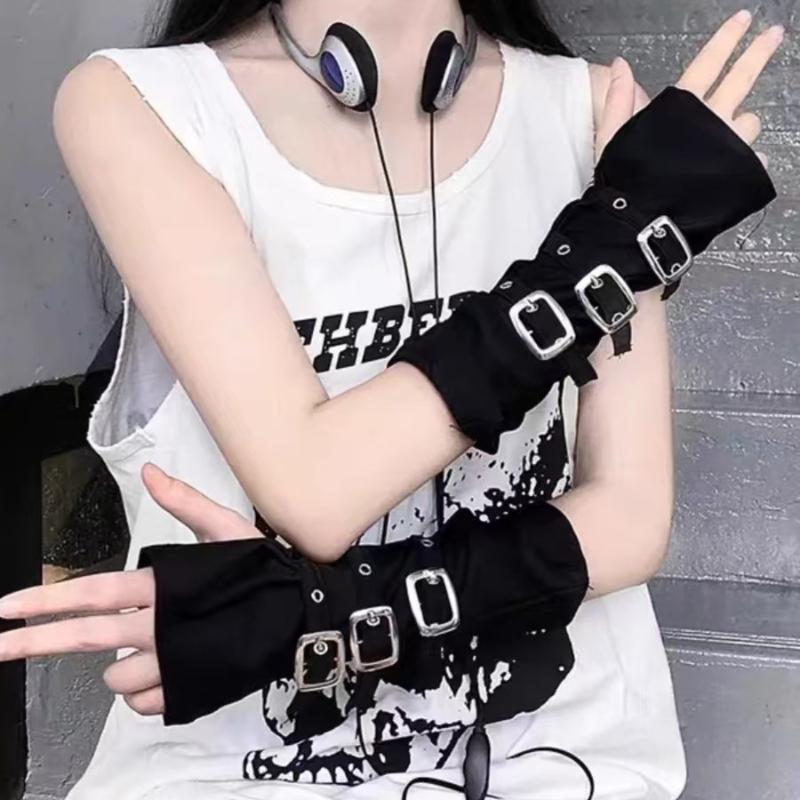 Women Fashion Gloves - Y2K – gants gothiques Punk sans