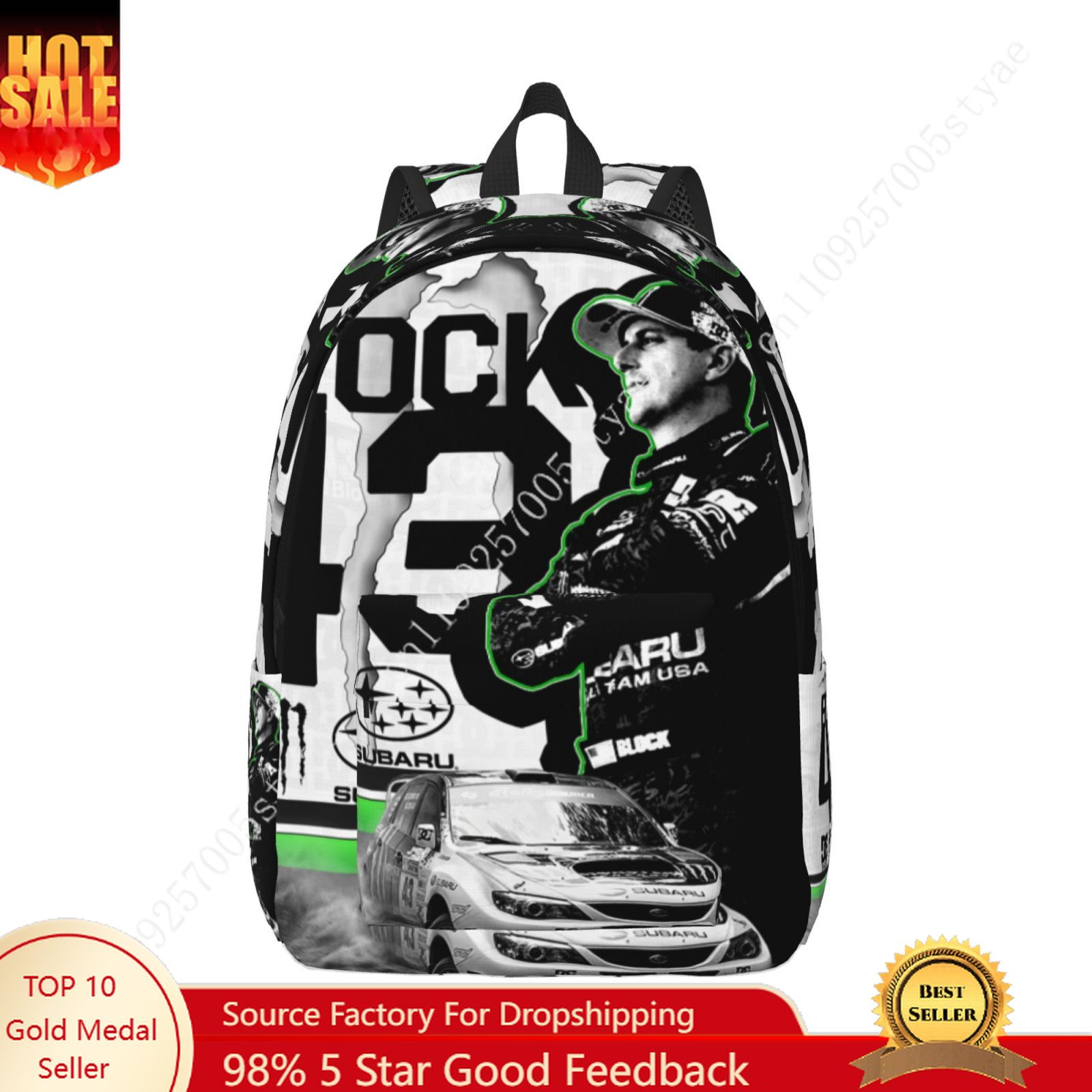 Women'S Fashion Backpack - Ken Block 43 Sac à dos