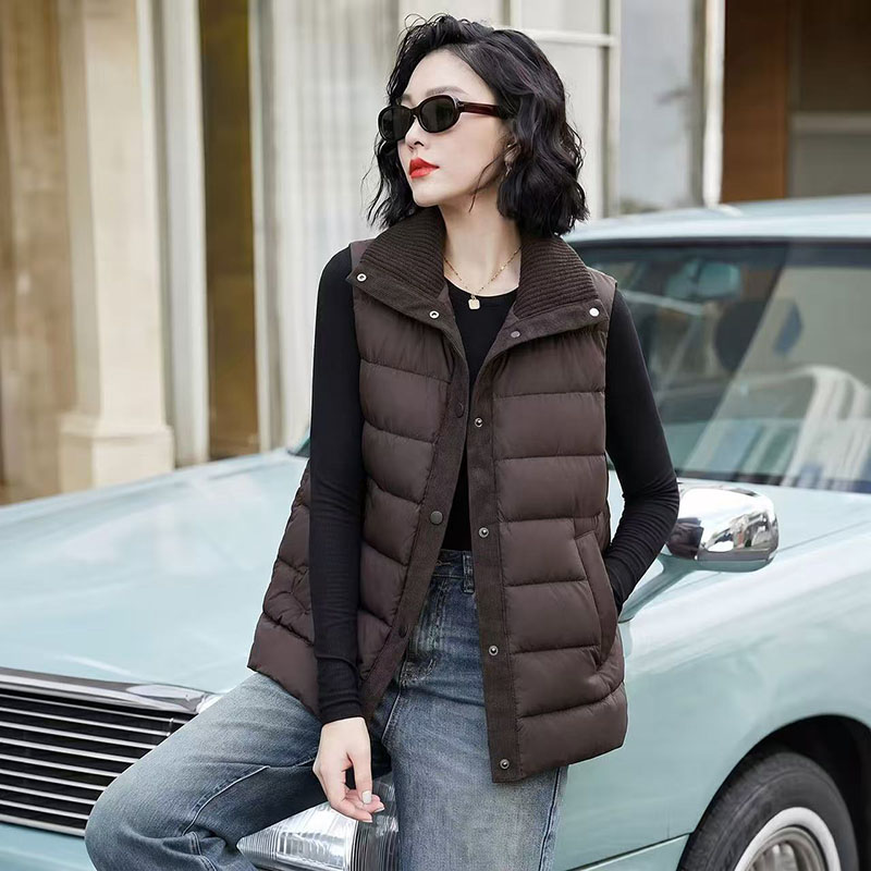 Puffer Vest Fashion Women - Nouveau Manteau Décontracté pour Femme à