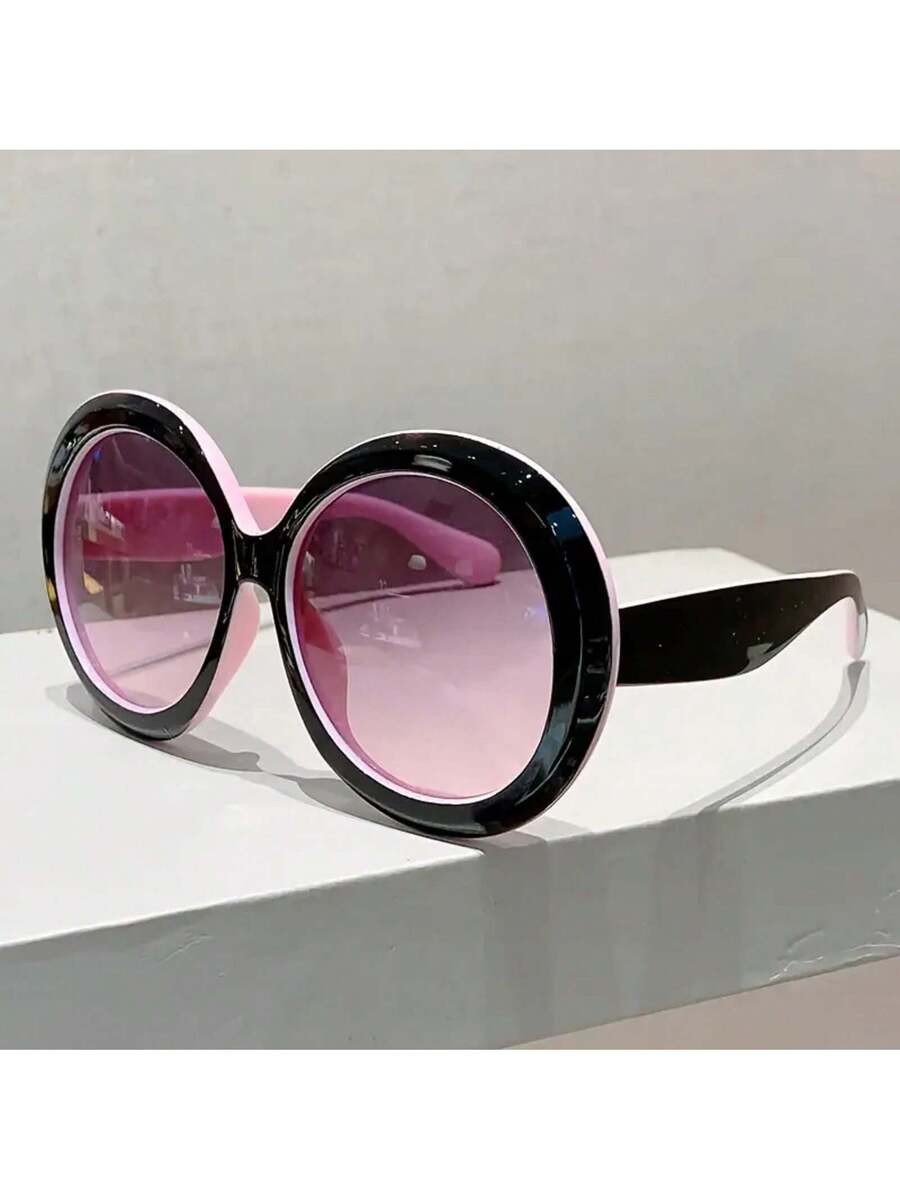 Women'S Fashion Glasses Non Prescription - Lunettes à monture ronde de grande