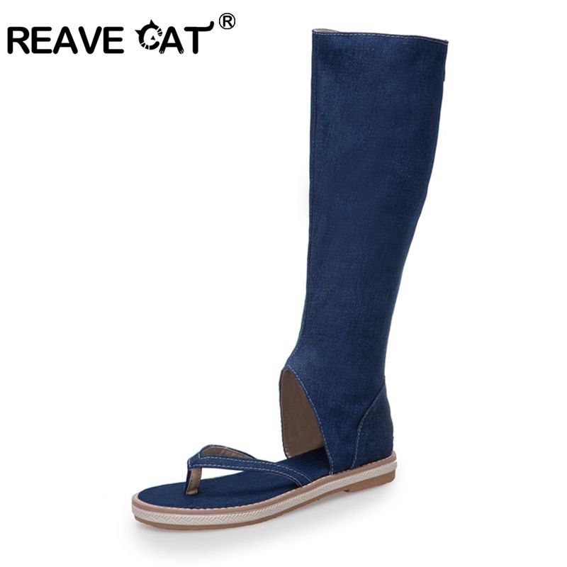 Women Fashion Jeans - REAVE AGAN-Sandales à clip pour femmes,