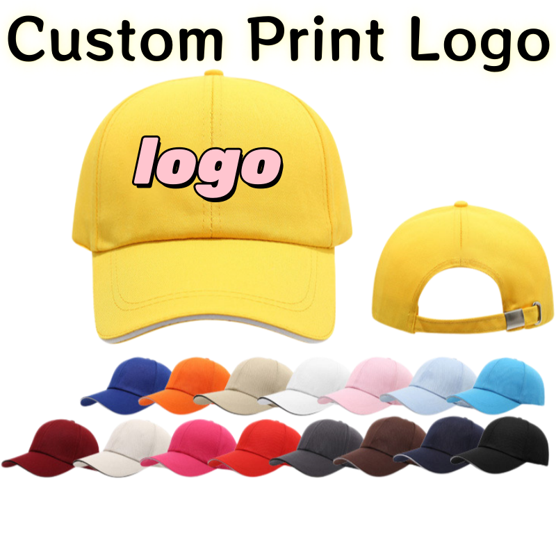 Women'S Fashion Hats - Casquette de baseball diagonale six pièces