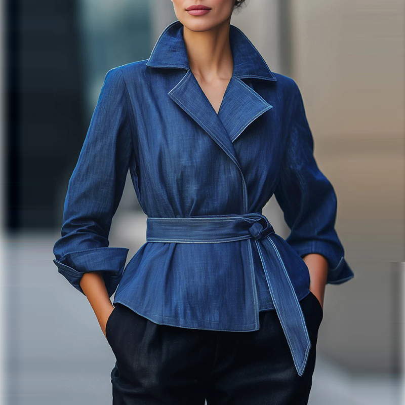 Women Fashion Jeans - Veste en jean tendance automne-printemps 2026