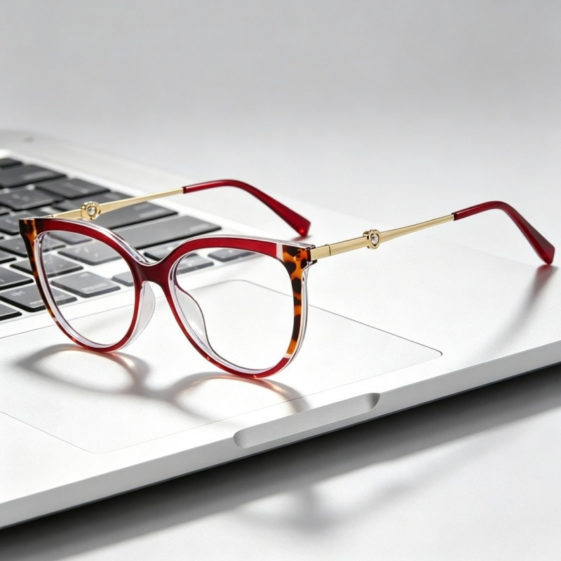 Lunettes Œil de Chat Cœur Perl - Women'S Fashion Glasses Non Prescription avis et prix