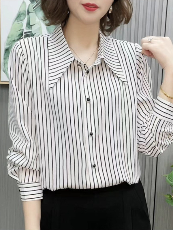 Chemisier décontracté ample à  - Women Fashion Over 60 avis et prix