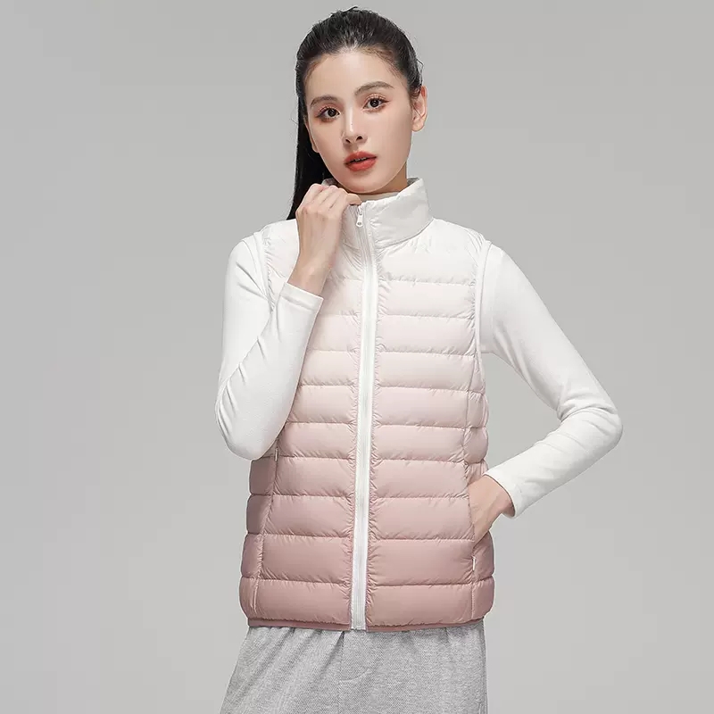 Doudoune Ultra Légère Dégradée - Puffer Vest Fashion Women avis et prix