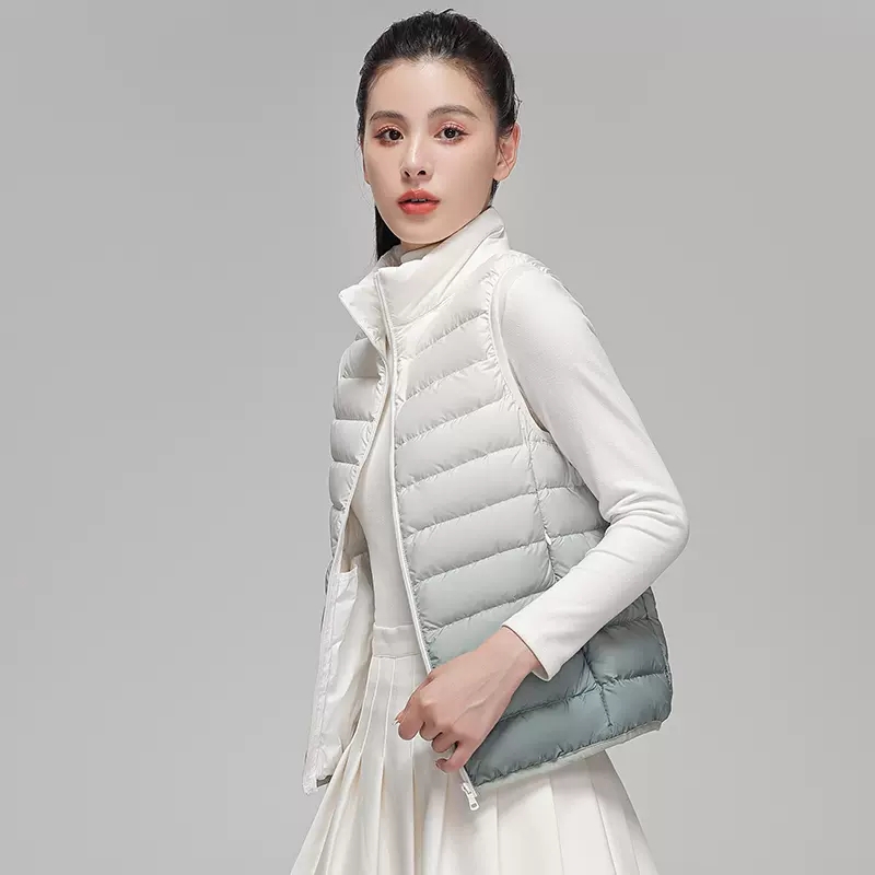 Doudoune Ultra Légère Dégradée - Puffer Vest Fashion Women avis et prix