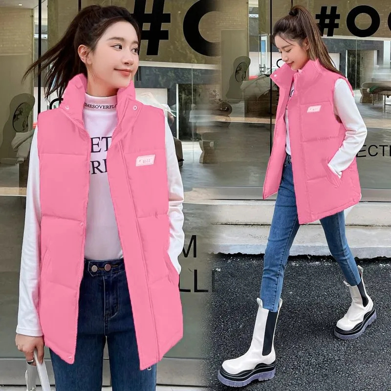 Automne hiver chaud recadrée g - Puffer Vest Fashion Women avis et prix