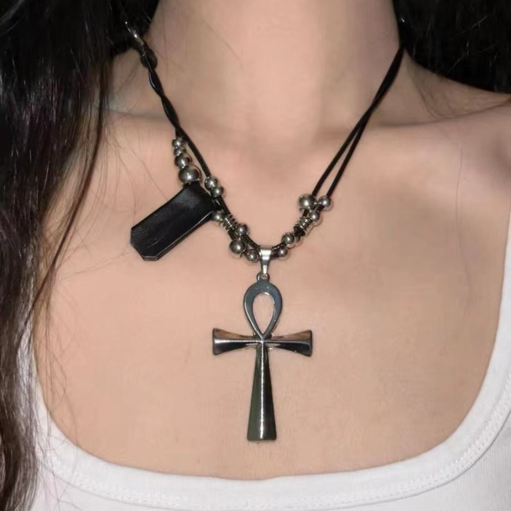Nouveau Collier Pendentif Croi - Women Fashion Egypt avis et prix