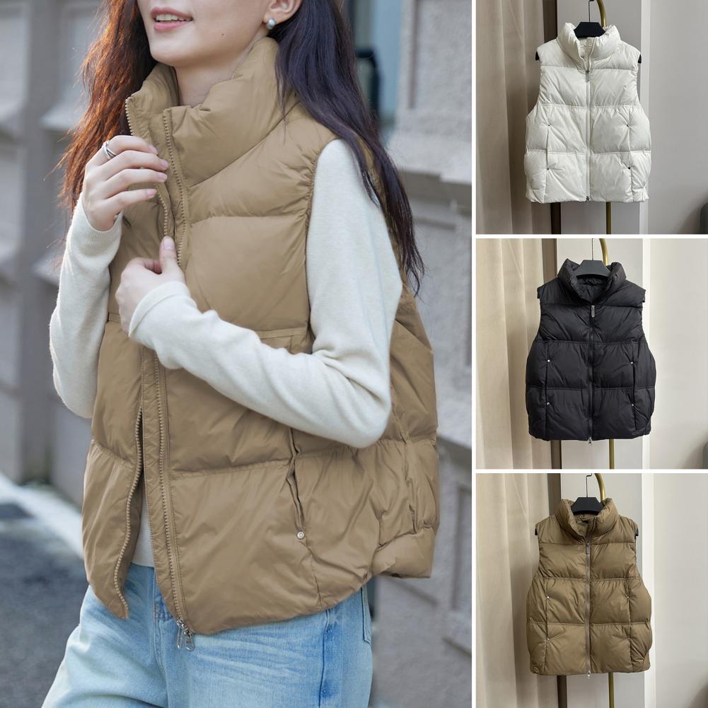 Vestes d'hiver mode gilets rem - Puffer Vest Fashion Women avis et prix