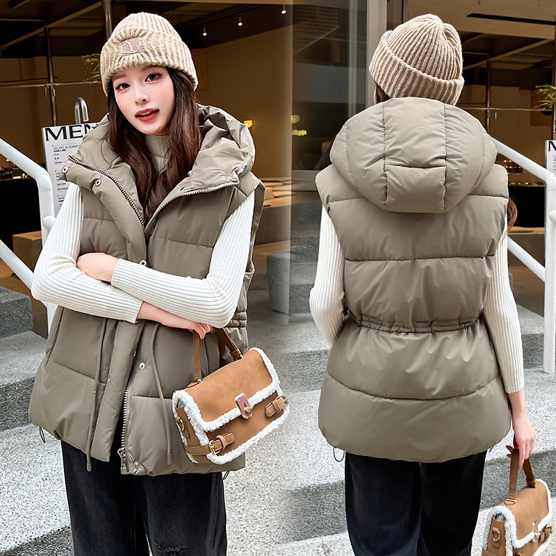 Gilet d'hiver en duvet de coto - Puffer Vest Fashion Women avis et prix