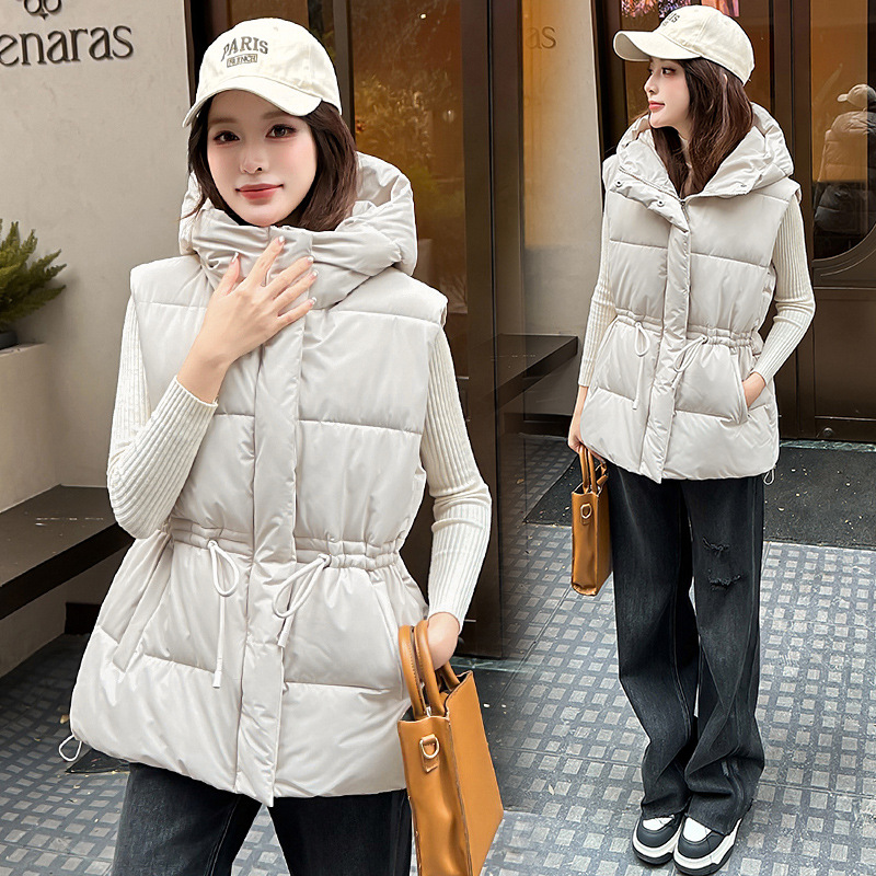Gilet d'hiver en duvet de coto - Puffer Vest Fashion Women avis et prix