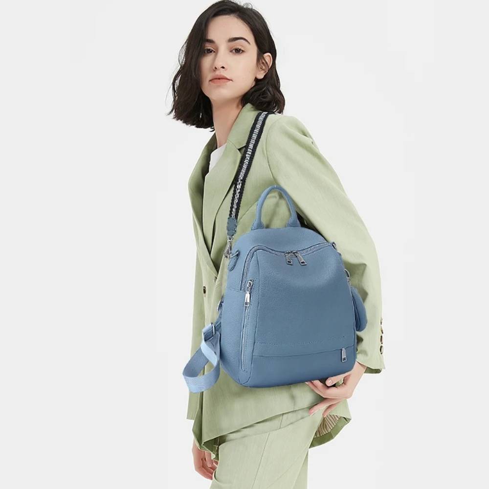 Zency – sac à dos en cuir véri - Women'S Fashion Backpack avis et prix