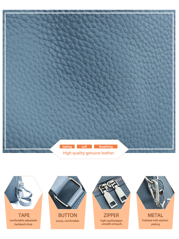 Zency – sac à dos en cuir véri - Women'S Fashion Backpack avis et prix
