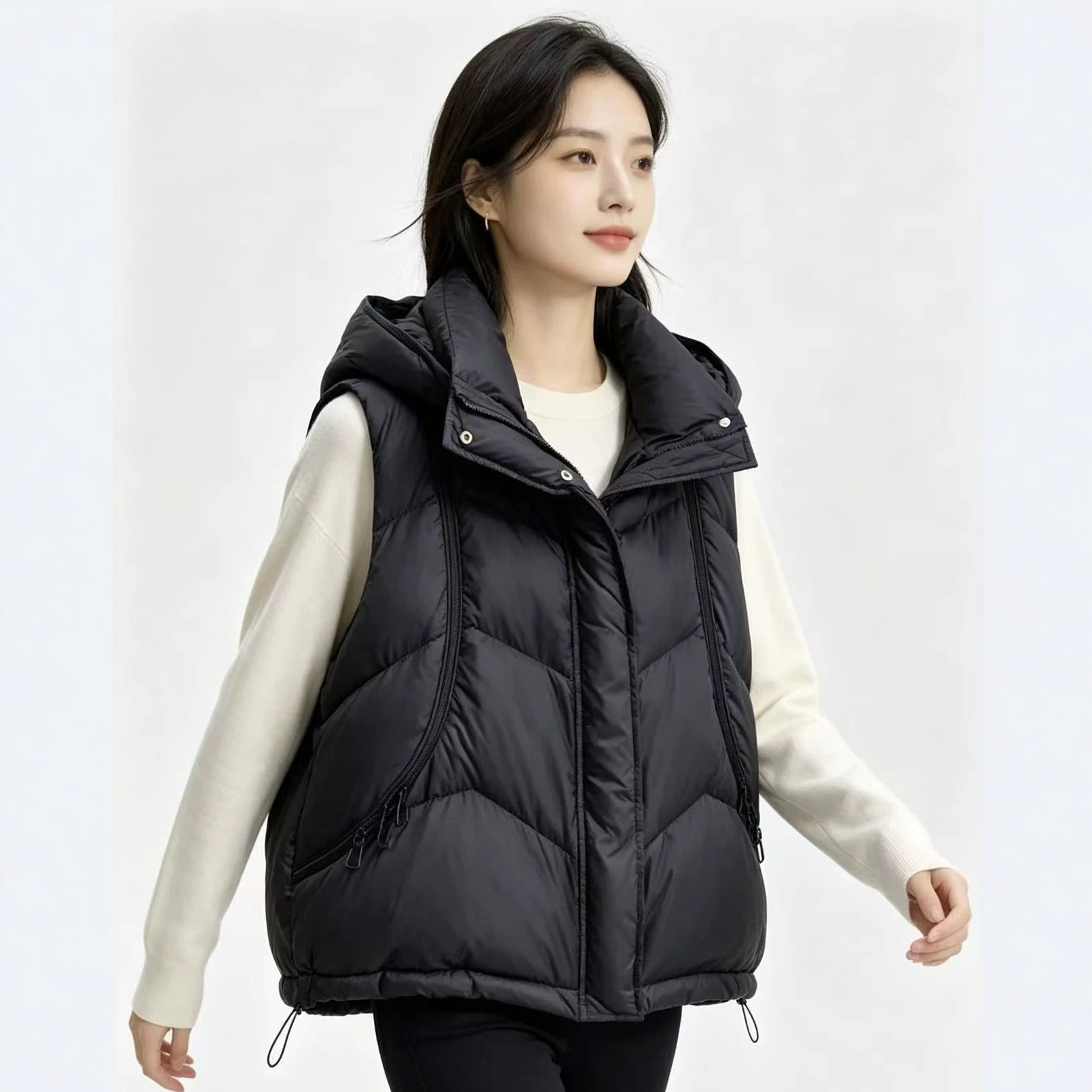 Gilet matelassé sans manches p - Puffer Vest Fashion Women avis et prix