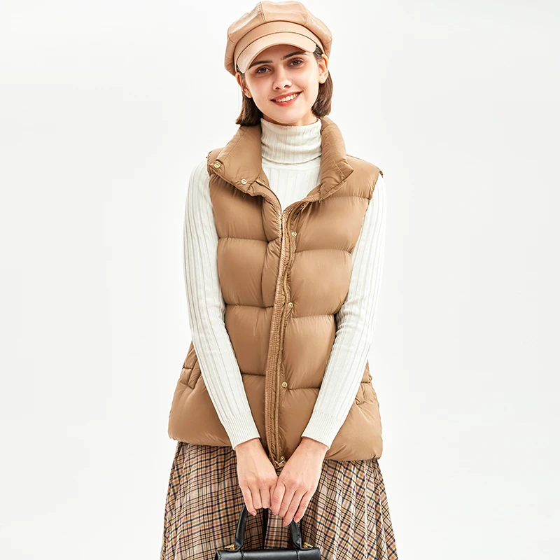 Doudoune courte en émail pour  - Puffer Vest Fashion Women avis et prix