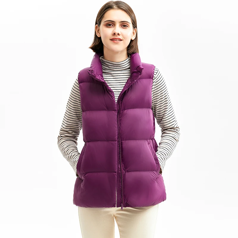 Doudoune courte en émail pour  - Puffer Vest Fashion Women avis et prix
