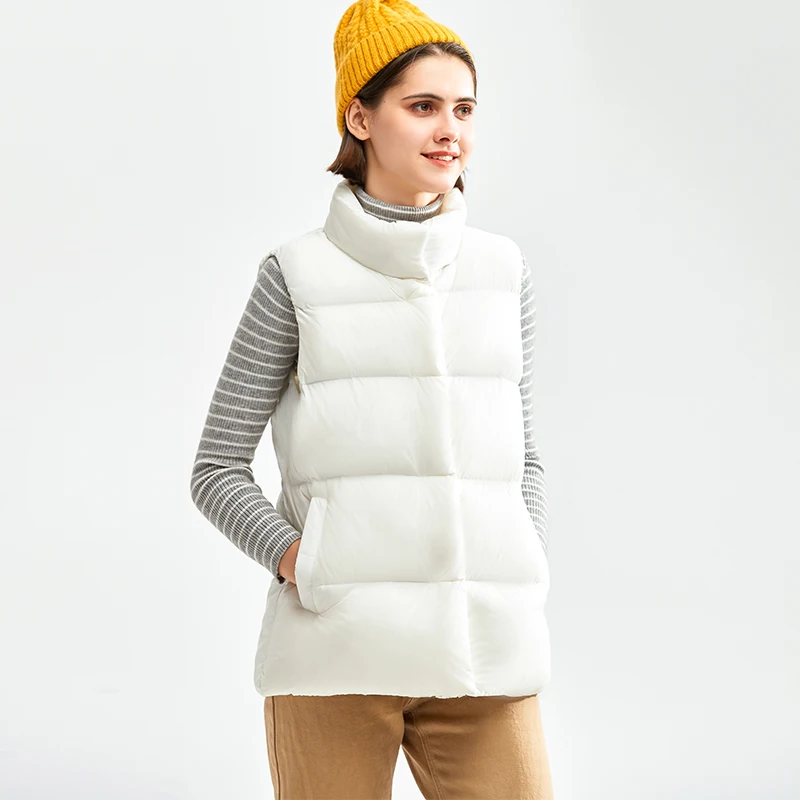 Doudoune courte en émail pour  - Puffer Vest Fashion Women avis et prix