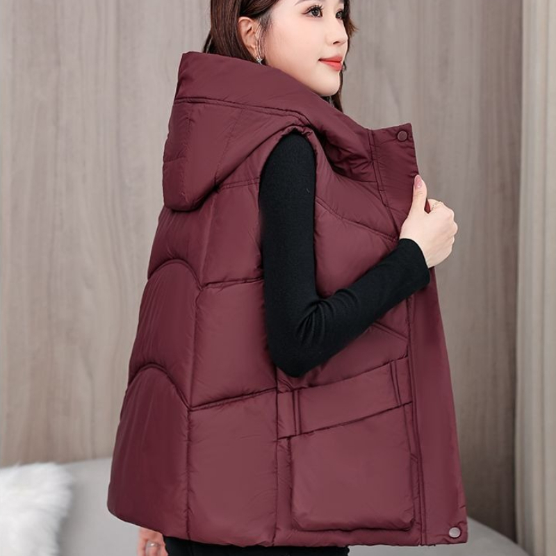 Gilet bouffant surdimensionné  - Puffer Vest Fashion Women avis et prix