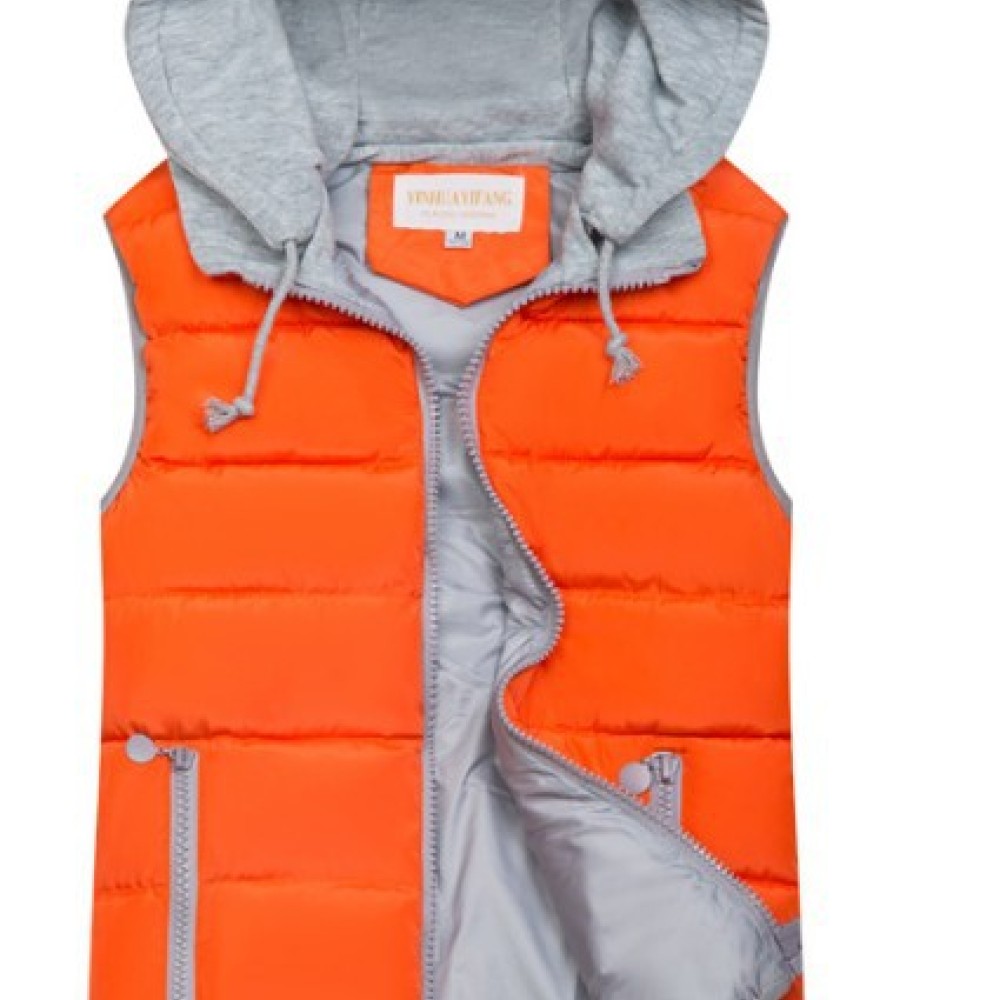Gilet matelassé à capuche déco - Puffer Vest Fashion Women avis et prix