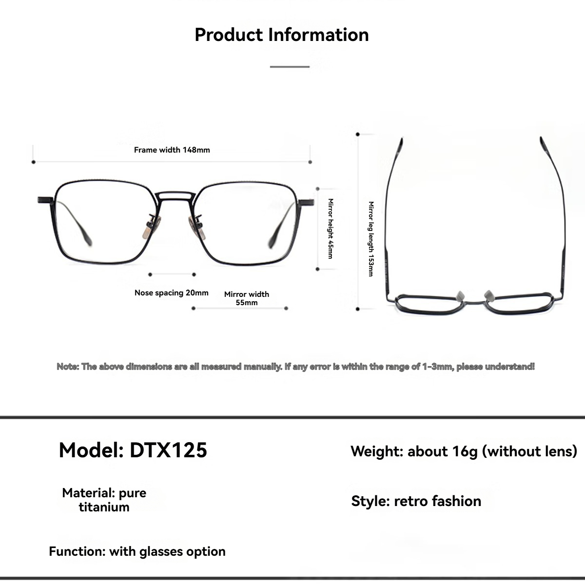 FYTOOMetal cadre plaine lunett - Women'S Fashion Glasses Non Prescription avis et prix
