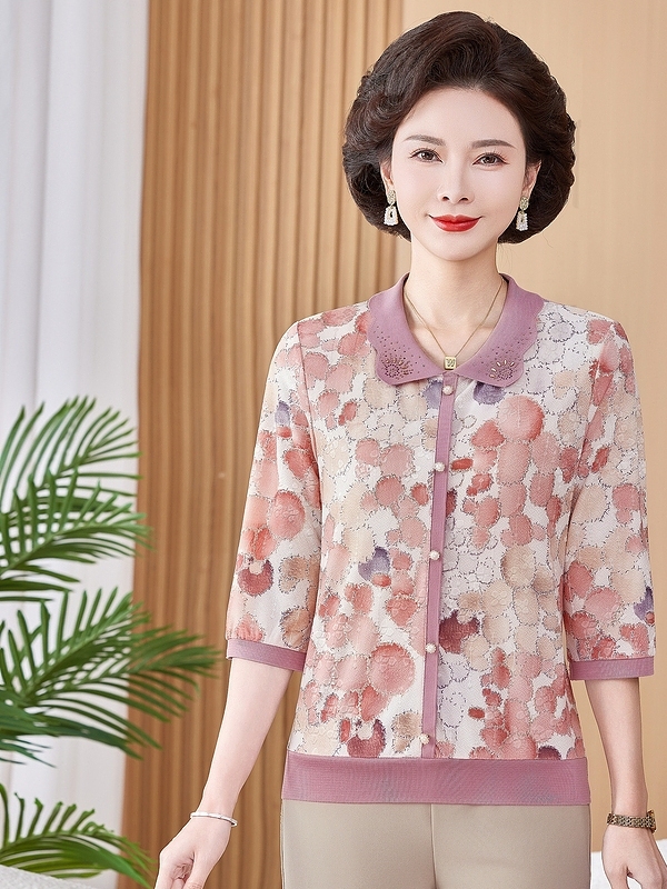 T-shirt court en maille élasti - Women Fashion Over 60 avis et prix