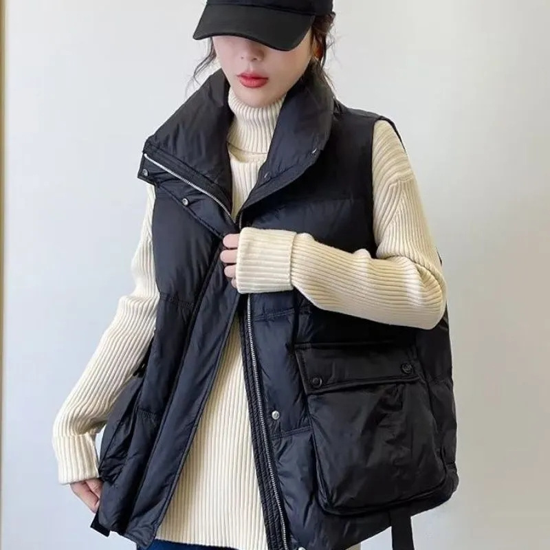 Automne hiver dame mode bouffa - Puffer Vest Fashion Women avis et prix