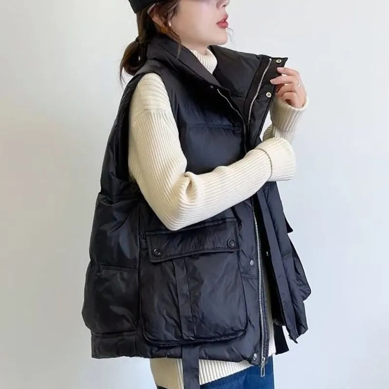 Automne hiver dame mode bouffa - Puffer Vest Fashion Women avis et prix