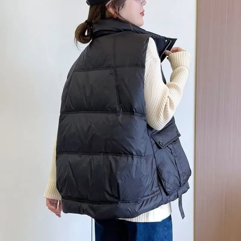Automne hiver dame mode bouffa - Puffer Vest Fashion Women avis et prix