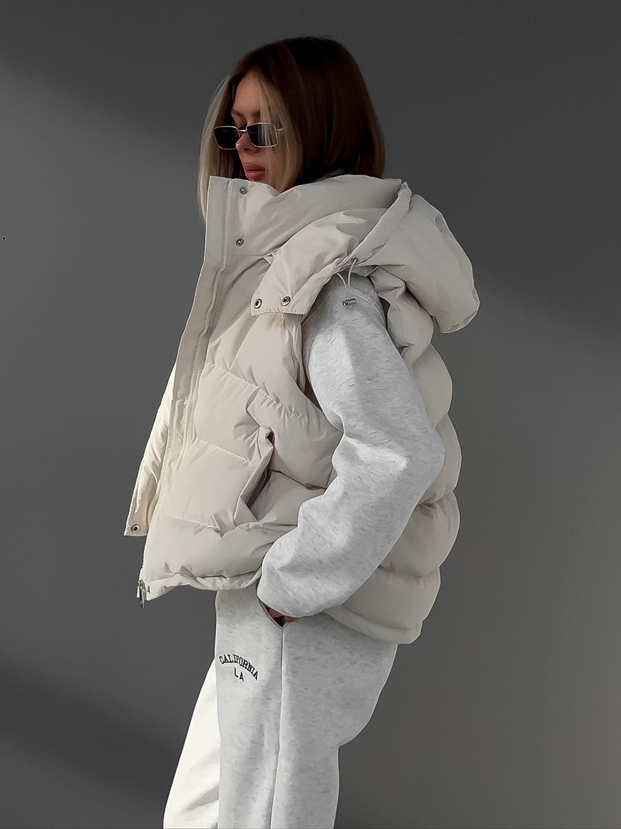 Femmes automne hiver sans manc - Puffer Vest Fashion Women avis et prix