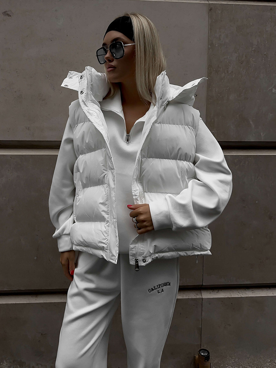 Femmes automne hiver sans manc - Puffer Vest Fashion Women avis et prix