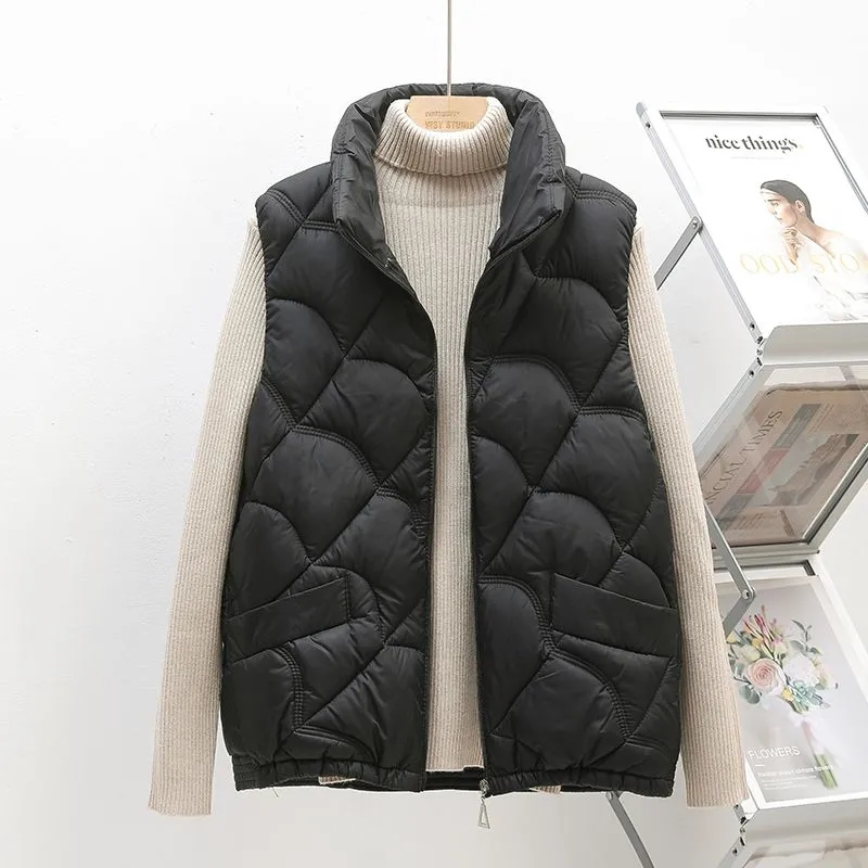 2025 nouveau gilet bouffant fe - Puffer Vest Fashion Women avis et prix