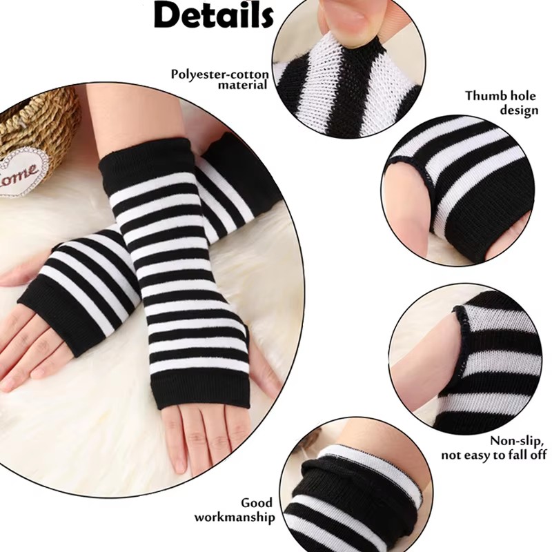 Mitaines longues tricotées Y2K - Women Fashion Gloves avis et prix